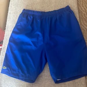 Lacoste Boys blue sport shorts boys size 14